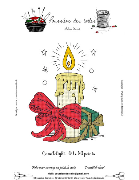 Grille point de croix : Candlelight PDF