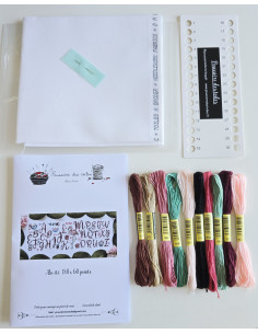 Kit à broder ABC été
