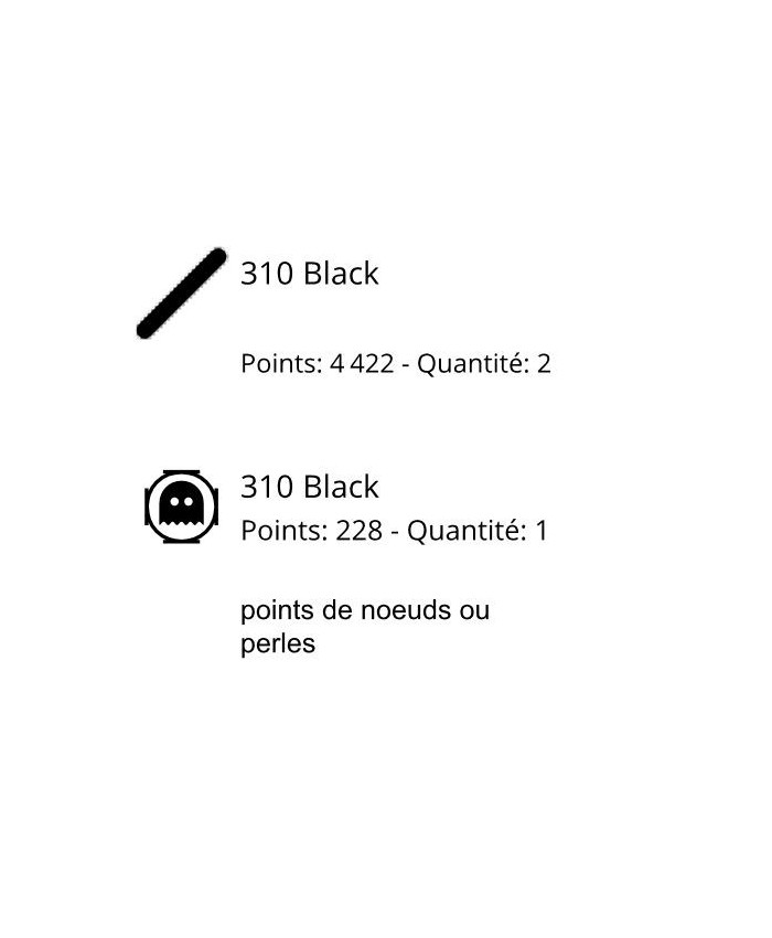 Grille point de croix : Blackword lune