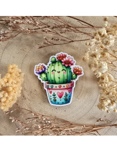 Aimant à aiguilles Cactus coeur
