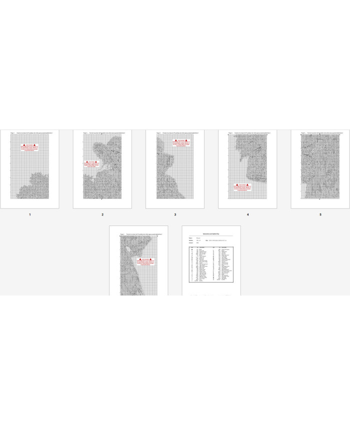 Grille point de croix : Femme tournesol PDF