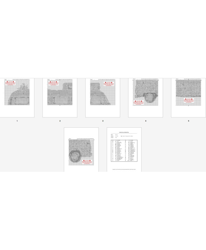 Grille point de croix : Van PDF