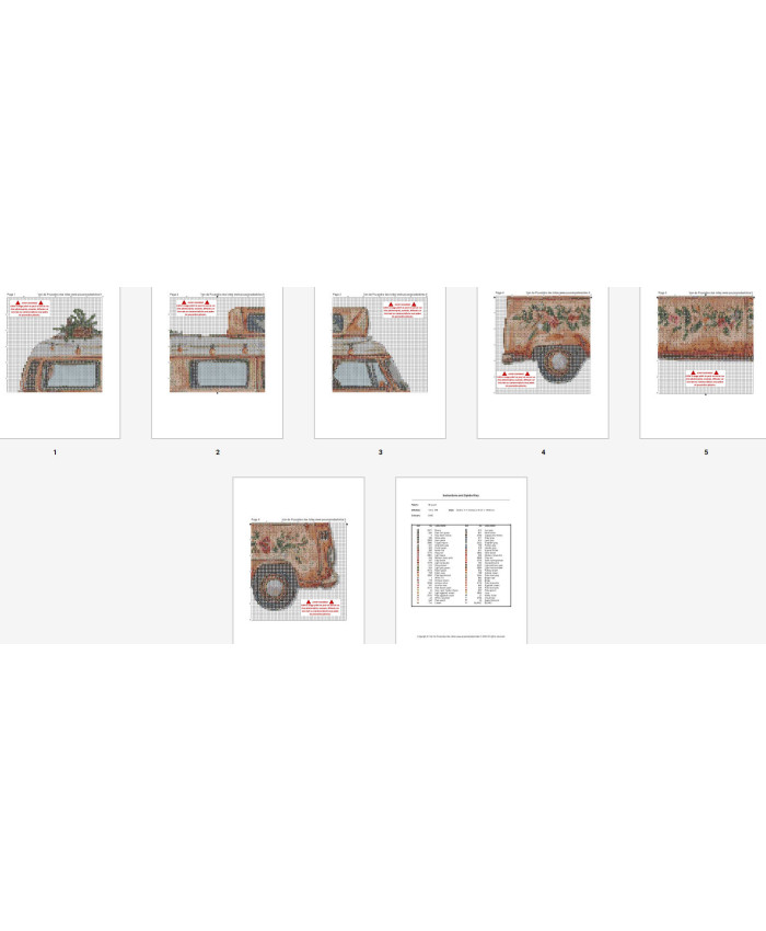 Grille point de croix : Van PDF