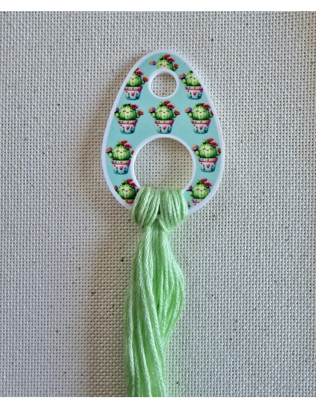 Lot de 5 organisateurs d'échevettes cactus coeur