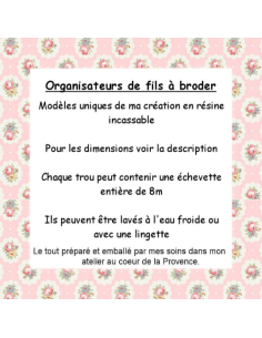 Tri-fils Organisateur de fils Renard campanules 2