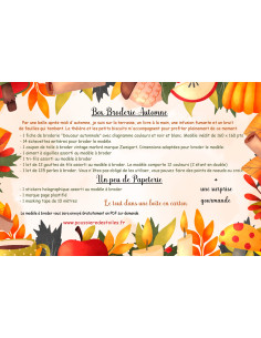Box broderie et papeterie Automne en Pré-commande 2