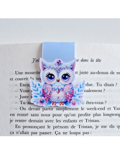 Marque page magnétique chouette