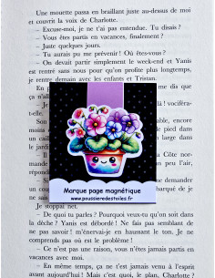 Marque page magnétique plante 2