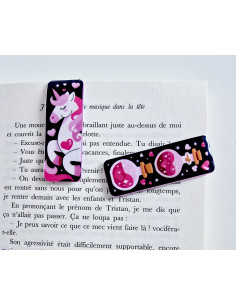 Lot de 2 Marque page magnétique lircorne potion