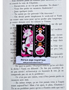 Lot de 2 Marque page magnétique lircorne potion 2