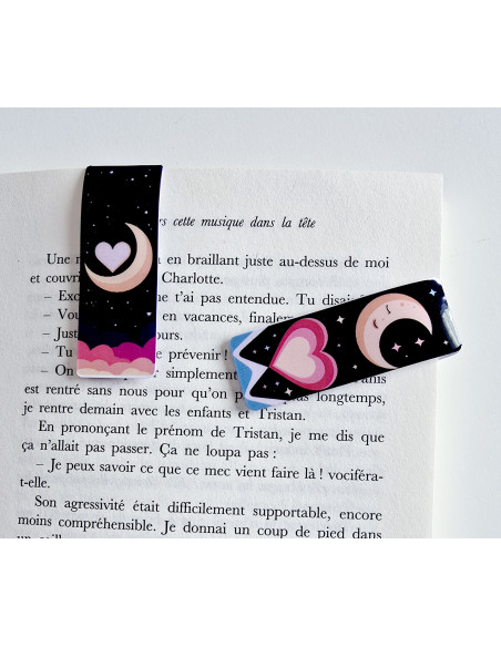 Lot de 2 Marque page magnétique astral