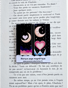 Lot de 2 Marque page magnétique astral 2
