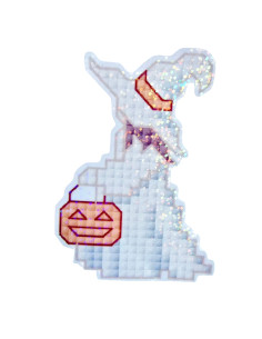 Stickers holographique Abc halloween