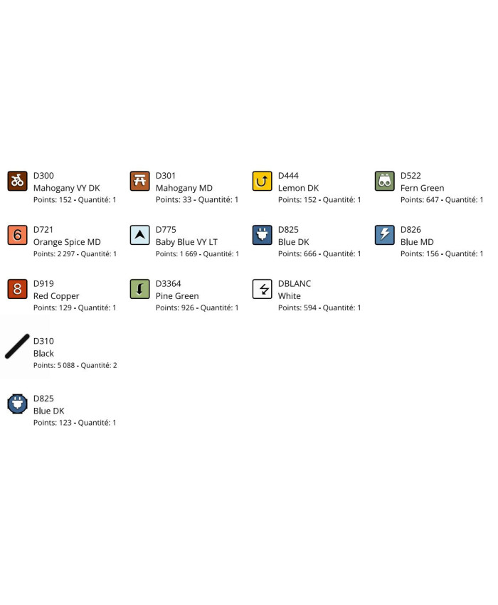 Grille point de croix : Douceur automnale Papier