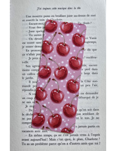 Marque-page cerises