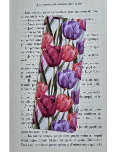 Marque-page tulipes