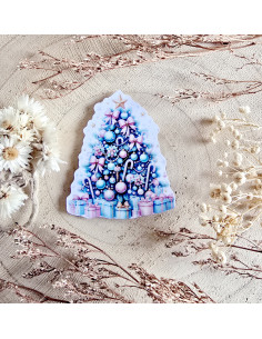 Poussière à aiguilles : sapin de noël