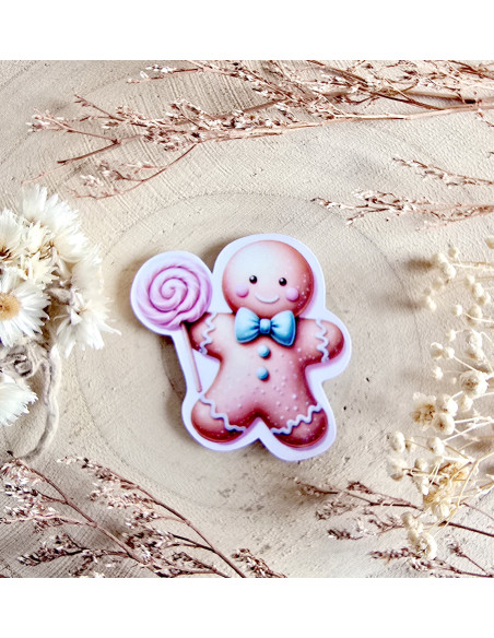 Poussière à aiguilles : Bonhomme pain d'épices