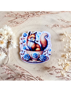 Poussière à aiguilles : Renard tasse