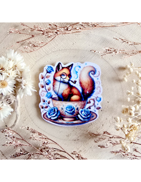 Poussière à aiguilles : Renard tasse