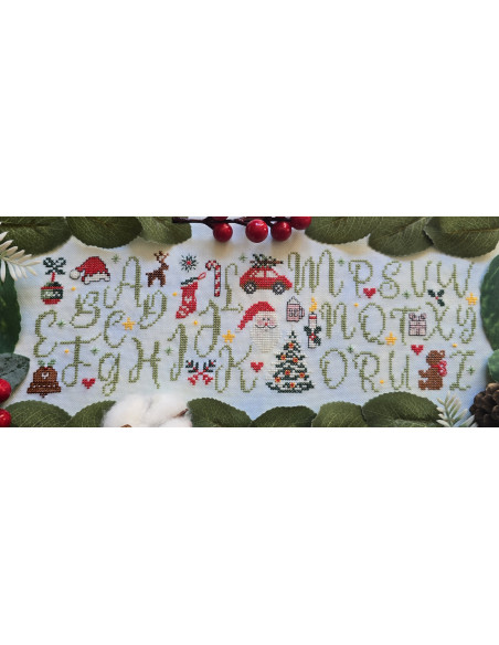 Grille point de croix : ABC noël Papier