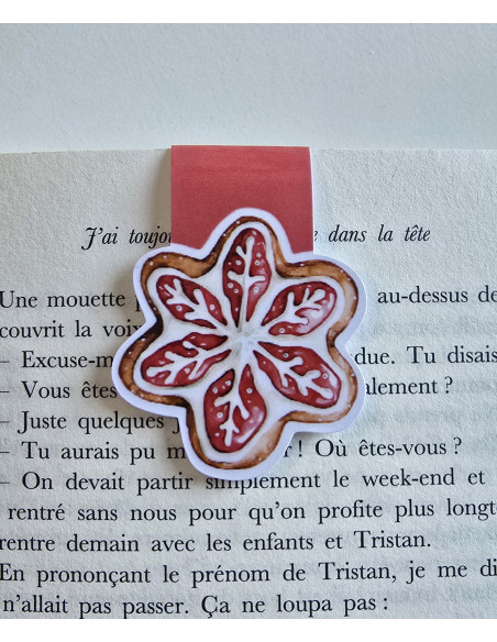 Marque page magnétique sablé noel