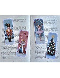 Lot de 4 Marque-pages noël 2