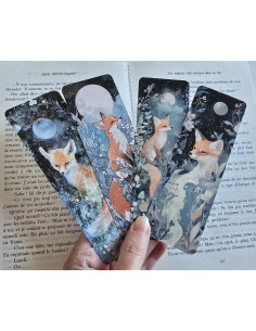 Lot de 4 Marque-page renard