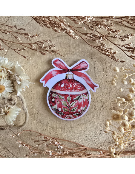 Poussière à aiguilles : Boule de noël