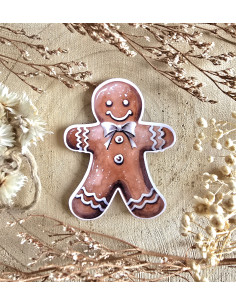 Poussière à aiguilles : Bonhomme pain d'épices