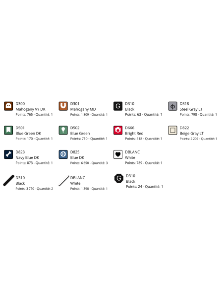 Pochette surprise broderie / papeterie thème hiver