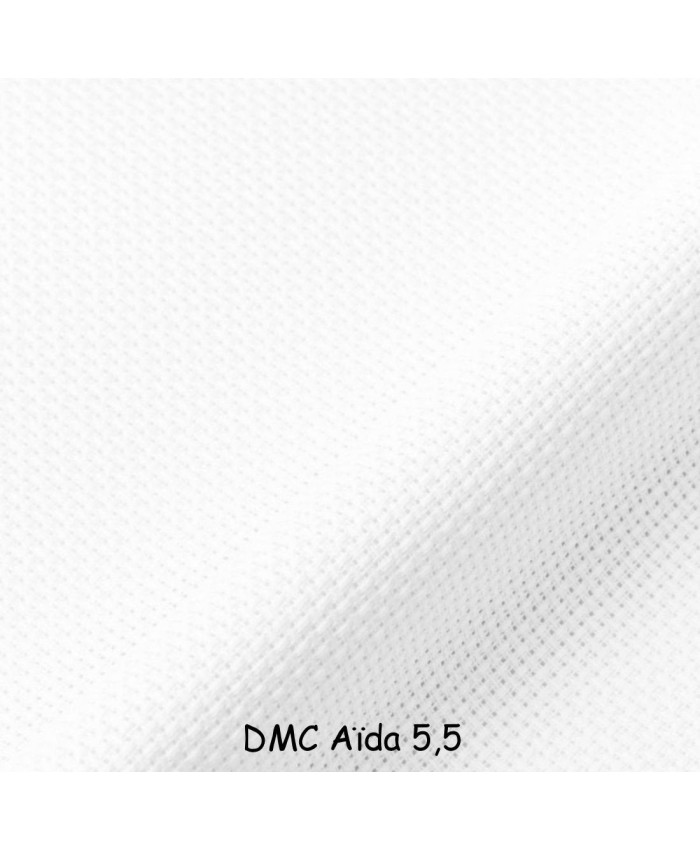 1 mètre de toile à broder Aida 5,5 points de DMC