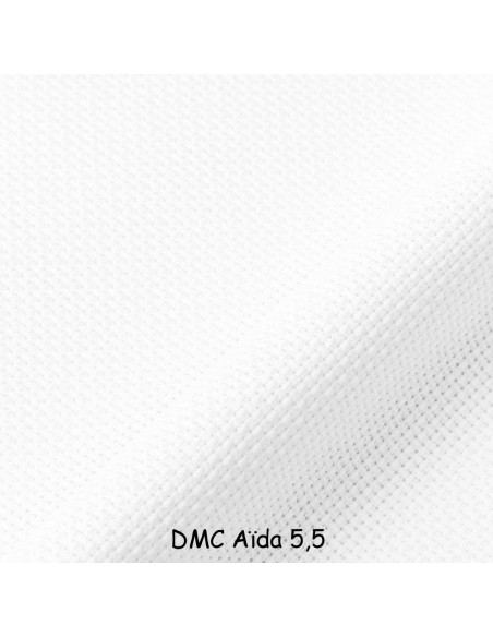 1 mètre de toile à broder Aida 5,5 points de DMC