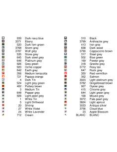 Grille point de croix : Cygne noir Papier 2