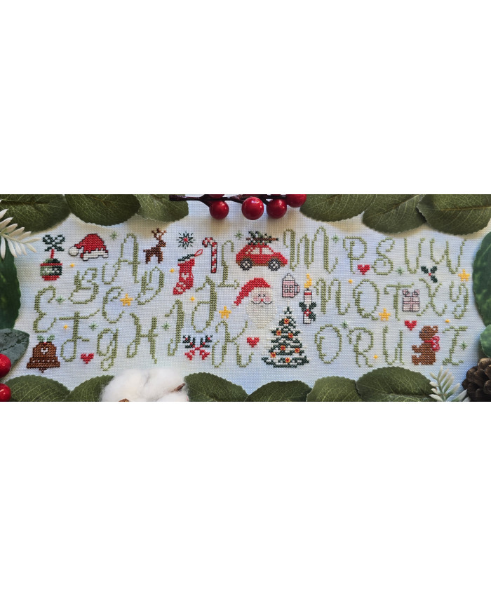 Grille point de croix : ABC noël Papier