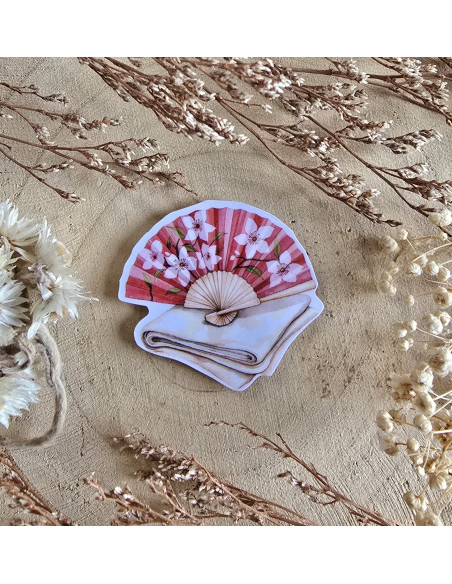 Poussière à aiguilles : éventail