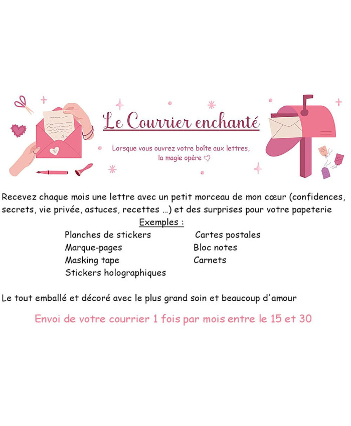 Courrier enchanté de Février 2026