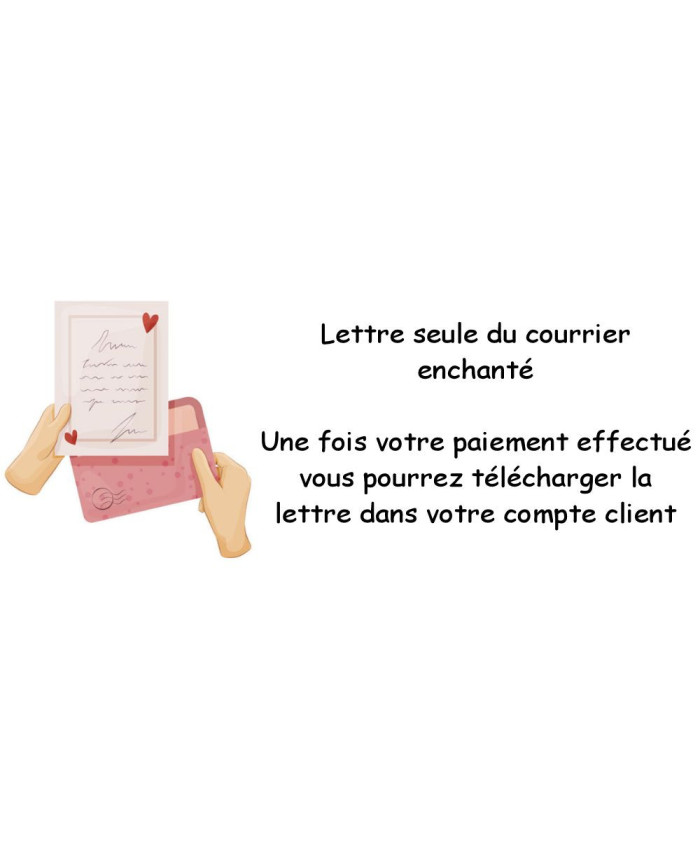 Lettre seule du courrier enchanté de Février 2026 en PDF
