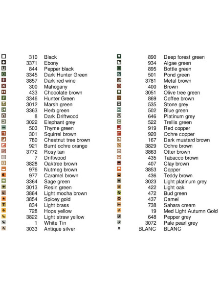 Grille point de croix : Cheminée PDF