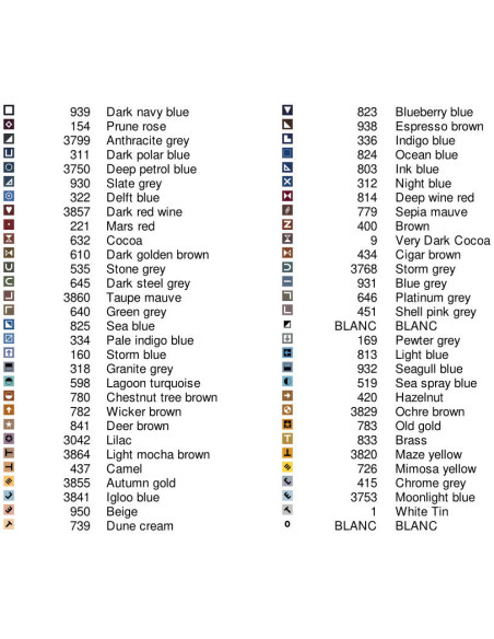 Grille point de croix : Dragon bleu PDF