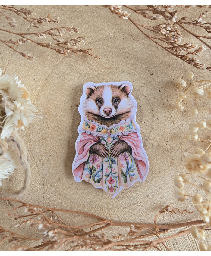 Poussière à aiguilles : blaireau