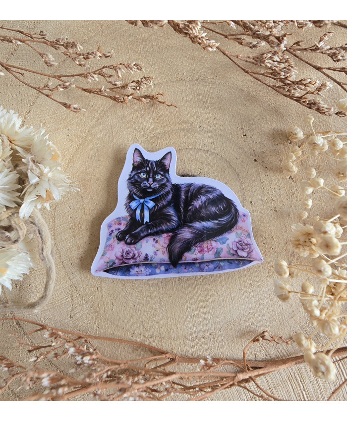 Poussière à aiguilles : Chat noir