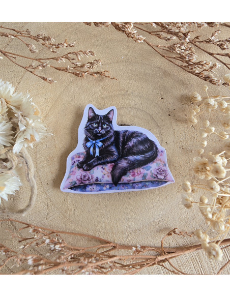 Poussière à aiguilles : Chat noir