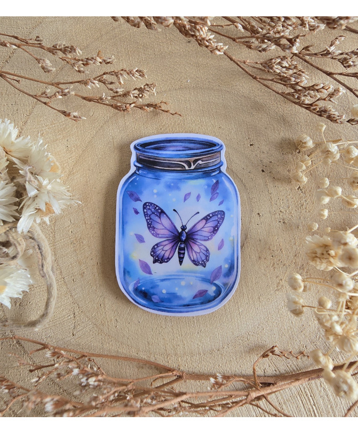 Poussière à aiguilles : Bocal