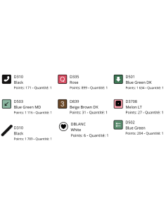 Grille point de croix : Pastèque PDF 2