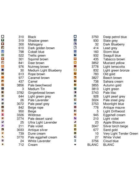 Grille point de croix : Chat roux PDF