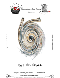 Grille point de croix : PDF Mystère de Avril 2