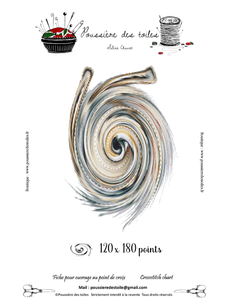 Grille point de croix : PDF Mystère de Avril