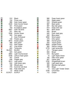 Grille point de croix : Temple Papier 2