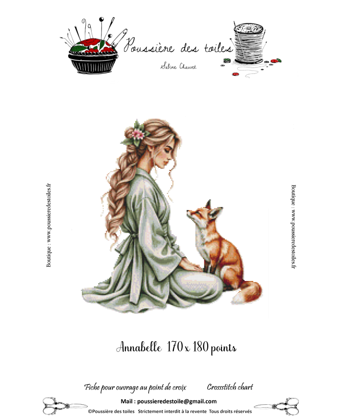 Grille point de croix : Annabelle PDF